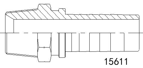 NPT布锥管外螺纹15611系列