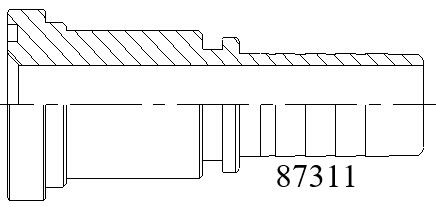 87311 SAE3000PSI法兰接头系列