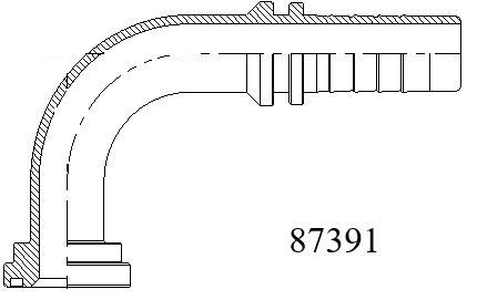 87391 SAE 3000PSI法兰接头系列