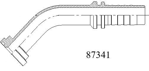 87341 SAE 3000PSI法兰接头系列