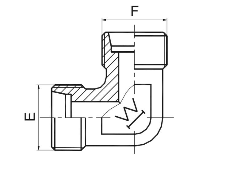 1C9/1D9  90°度弯接头